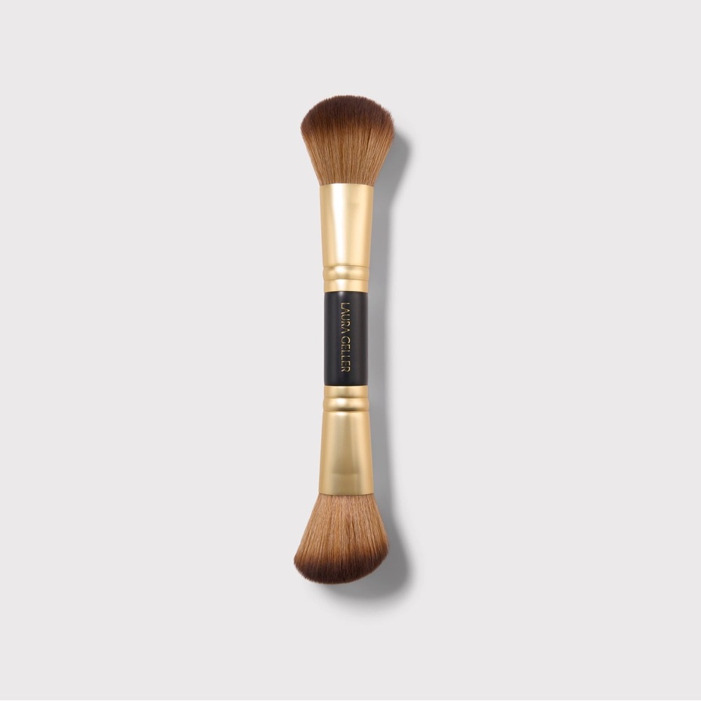 Laura Geller Double Ended Face Brush Foundation Powder Contour Makeup Tool